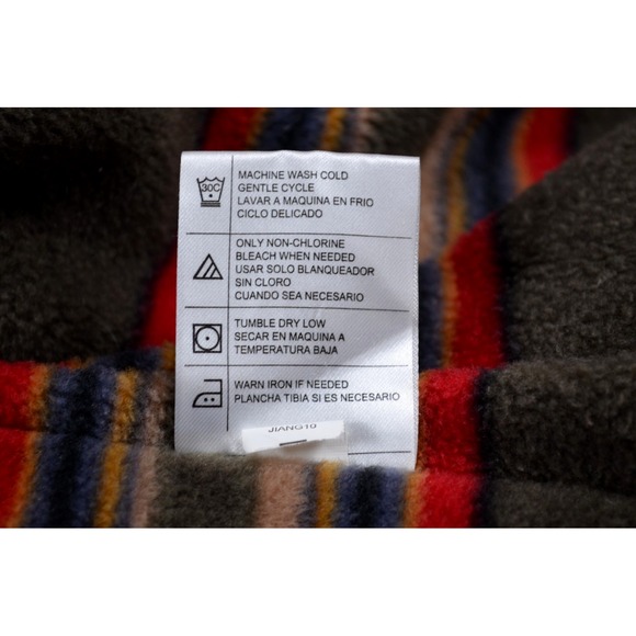 Field & Stream Vintage Jacket Mens XXL Green Quilted Blanket Lined Front Snaps - Picture 14 of 16